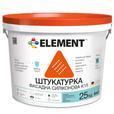 Фасадна силіконова штукатурка ELEMENT K15