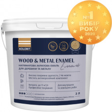 Емаль напівматова Kolorit Wood and Metal Enamel 