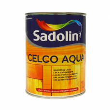 Лак на водній основі Sadolin Celco Aqua для стін та стелі, матовий, безбарвний, BC