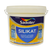 Фасадна силікатна фарба Sadolin Silikat для цегли та бетону, біла, BW, 5 л (знята з виробництва)