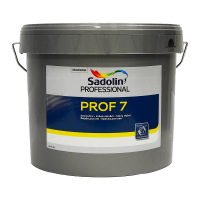 Латексна фарба Sadolin Prof 7 для стін та стелі, біла, BW 10 л