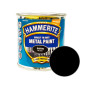 Фарба 3 в 1 по металу Hammerite Metal Paint Satin захисна, чорна
