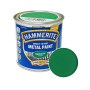 Фарба 3 в 1 по металу Hammerite Metal Paint Smooth захисна, зелена