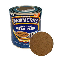 Фарба 3 в 1 по металу Hammerite Metal Paint Hammered захисна, мідна