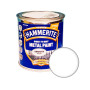 Фарба 3 в 1 по металу Hammerite Metal Paint Smooth захисна, біла