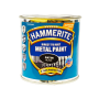 Фарба 3 в 1 по металу Hammerite Metal Paint Satin захисна, чорна