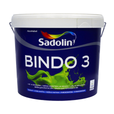 Латексна фарба Sadolin Bindo 3 для стін та стелі, біла, BW