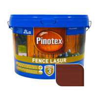 Просочення для дерева Pinotex Fence Lasur з декоративним ефектом, червоне дерево