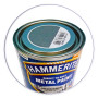 Фарба 3 в 1 по металу Hammerite Metal Paint Hammered захисна, сріблясто-сіра