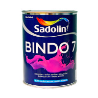 Латексна фарба Sadolin Bindo 7 для стін та стелі, безбарвна, BC