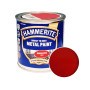 Фарба 3 в 1 по металу Hammerite Metal Paint Smooth захисна, червона