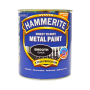 Фарба 3 в 1 по металу Hammerite Metal Paint Smooth захисна, чорна