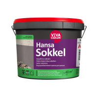 Водно-дисперсійна фарба для цоколя Vivacolor Hansa Sokkel, біла, база А